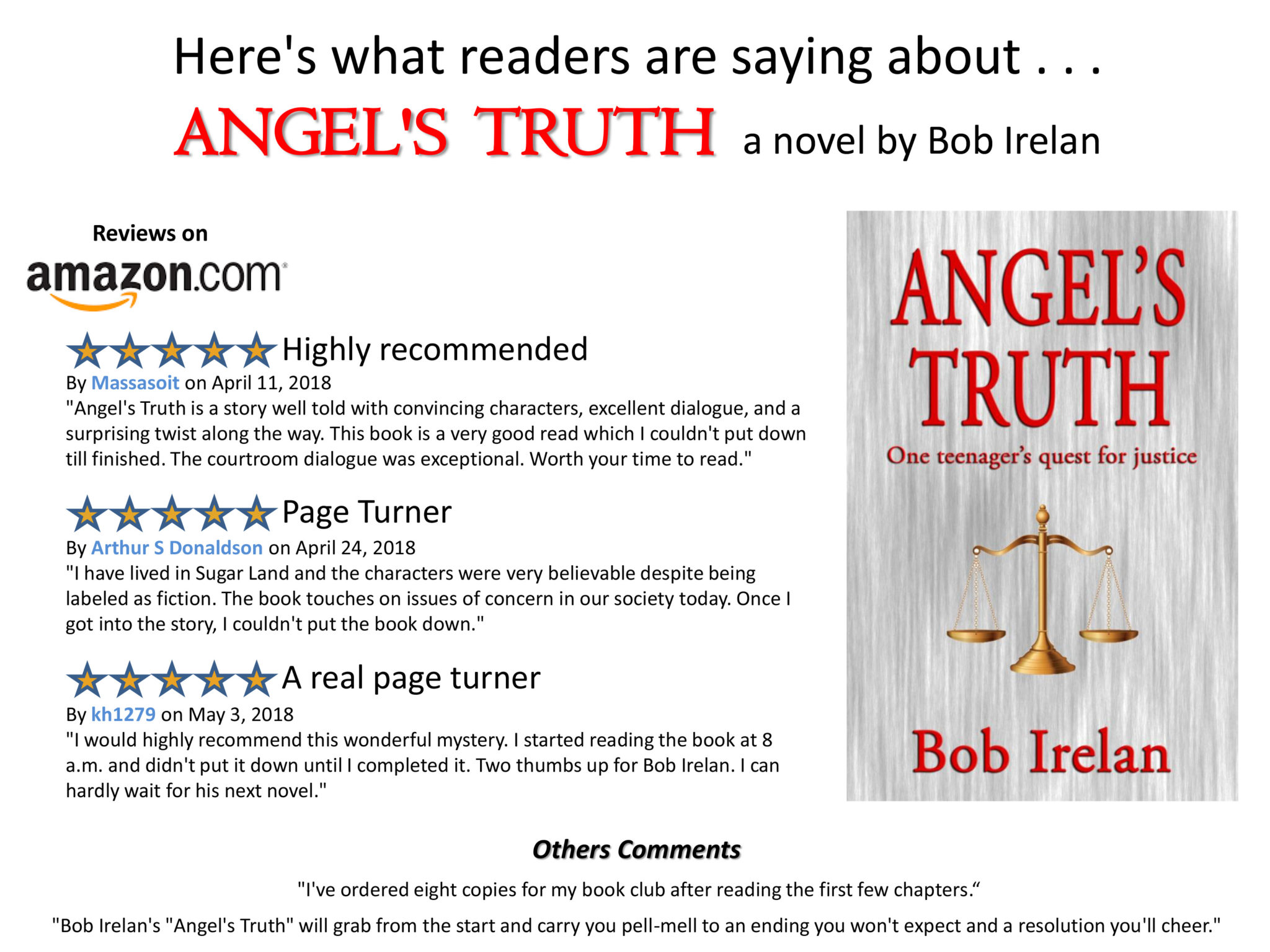 Angel's Truth has a five-star rating on Amazon