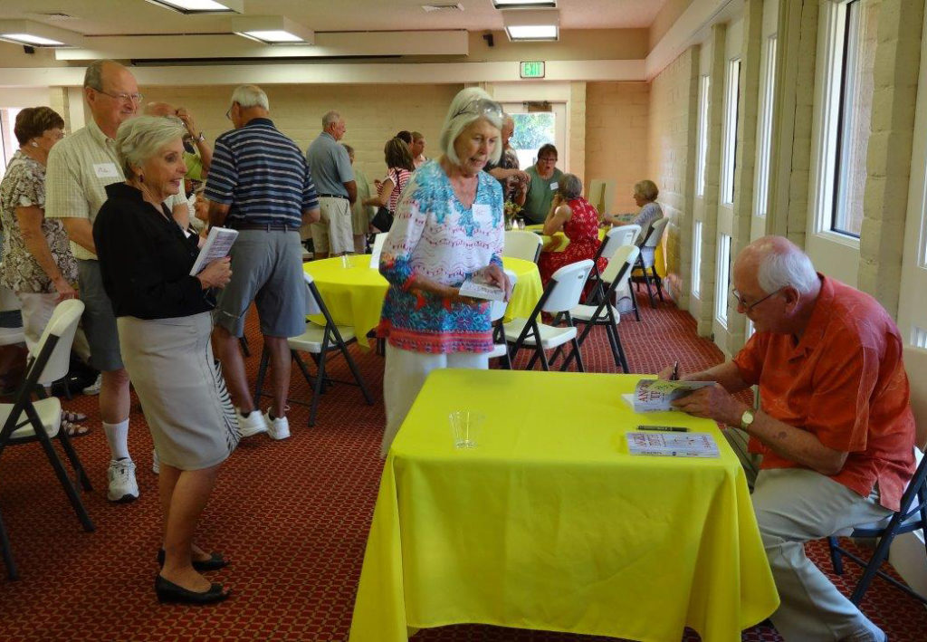 Bob Irelan at his book signing for Angel's Truth
