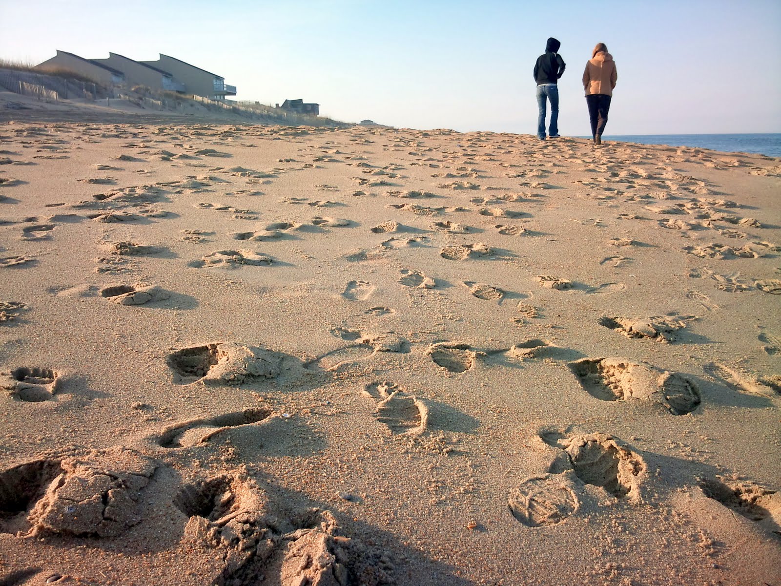 Footprints in the sand