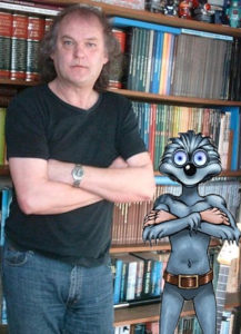 Koos Verkaik and Ludo the Wolpertinger